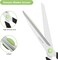 Scissors, Stainless Steel Blades Soft Grip for Home, School, Office. Black and Green, 4